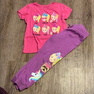 JoJo Siwa Pink and Purple Kids Matching Set